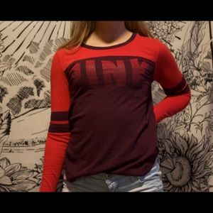 VS PINK Logo Ombré Top